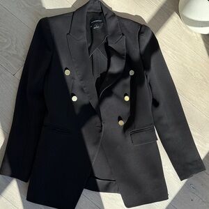 Club Monaco Black Blazer with Gold Buttons